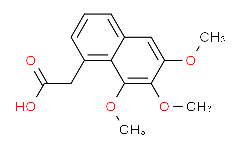 CAS No. 672919-42-5, 2-(6,7,8-trimethoxynaphthalen-1-yl)acetic acid