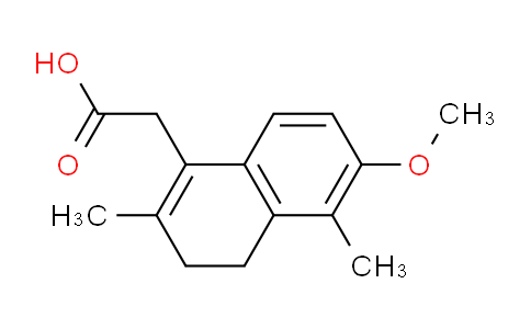 CAS No. 679835-60-0, 2-(6-methoxy-2,5-dimethyl-3,4-dihydronaphthalen-1-yl)acetic acid