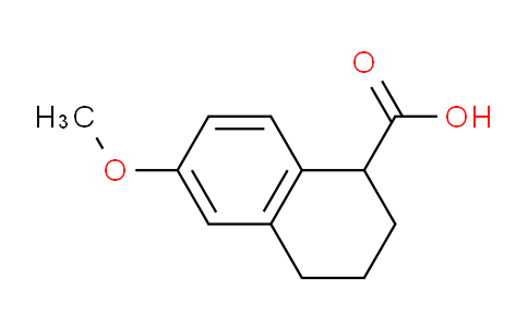 CAS No. 80858-95-3, 6-methoxy-1,2,3,4-tetrahydronaphthalene-1-carboxylic acid
