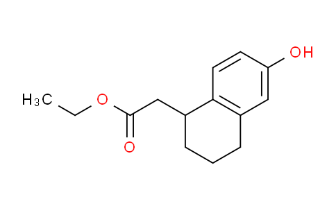 CAS No. 805250-12-8, ethyl 2-(6-hydroxy-1,2,3,4-tetrahydronaphthalen-1-yl)acetate