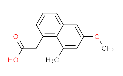CAS No. 858459-45-7, 2-(6-methoxy-8-methylnaphthalen-1-yl)acetic acid