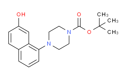 CAS No. 846033-00-9, 4-(7-Hydroxy-naphthalen-1-yl)-piperazine-1-carboxylic acid tert-butyl ester