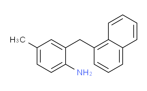 CAS No. 859783-50-9, 4-methyl-2-(naphthalen-1-ylmethyl)aniline