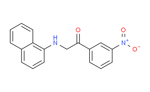 CAS No. 27996-90-3, 2-(naphthalen-1-ylamino)-1-(3-nitrophenyl)ethan-1-one
