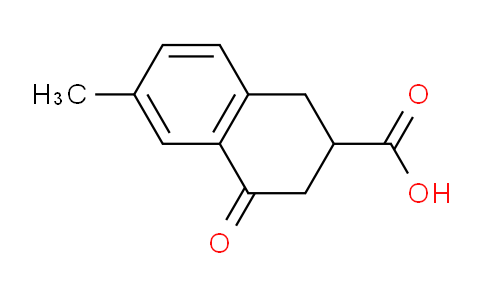 CAS No. 33448-17-8, 6-methyl-4-oxo-1,2,3,4-tetrahydronaphthalene-2-carboxylic acid