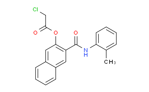 CAS No. 35245-26-2, 2-(o-Tolylcarbamoyl)naphthalen-3-yl 2-chloroacetate