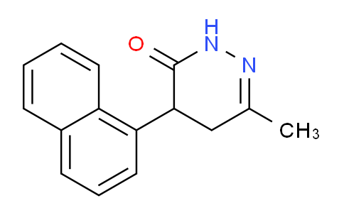 CAS No. 35991-32-3, 6-methyl-4-(naphthalen-1-yl)-4,5-dihydropyridazin-3(2H)-one