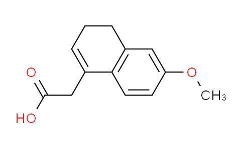 CAS No. 40154-29-8, 2-(6-methoxy-3,4-dihydronaphthalen-1-yl)acetic acid