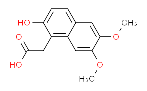 CAS No. 54537-76-7, 2-(2-hydroxy-6,7-dimethoxynaphthalen-1-yl)acetic acid