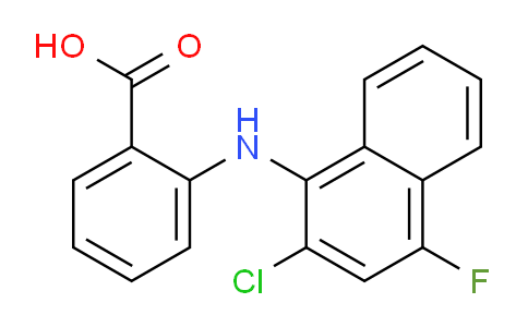 CAS No. 51670-27-0, 2-((2-chloro-4-fluoronaphthalen-1-yl)amino)benzoic acid