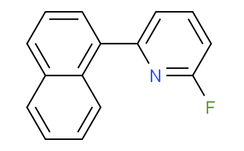 CAS No. 1245648-43-4, 2-fluoro-6-(naphthalen-1-yl)pyridine
