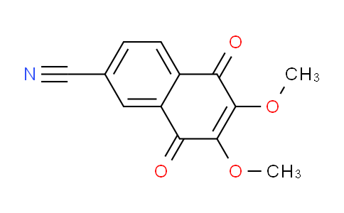 CAS No. 102632-06-4, 6,7-dimethoxy-5,8-dioxo-5,8-dihydronaphthalene-2-carbonitrile