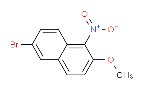CAS No. 123856-15-5, 6-bromo-2-methoxy-1-nitronaphthalene