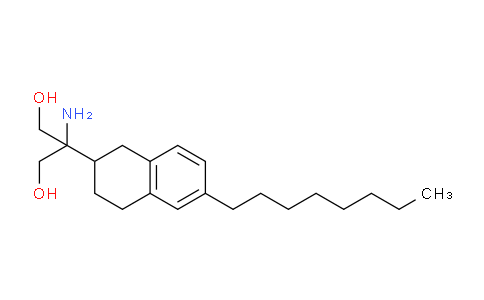 CAS No. 945632-52-0, 2-amino-2-(6-octyl-1,2,3,4-tetrahydronaphthalen-2-yl)propane-1,3-diol