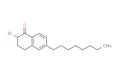 CAS No. 945632-77-9, 2-bromo-6-octyl-3,4-dihydronaphthalen-1(2H)-one