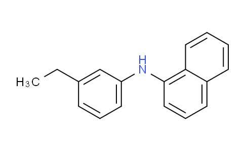 CAS No. 95275-66-4, N-(3-ethylphenyl)naphthalen-1-amine
