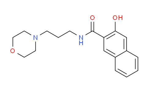 CAS No. 10155-47-2, 3-hydroxy-N-(3-morpholinopropyl)-2-naphthamide