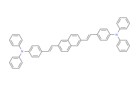 CAS No. 1032556-63-0, 4,4'-((1E,1'E)-naphthalene-2,6-diylbis(ethene-2,1-diyl))bis(N,N-diphenylaniline)