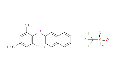 CAS No. 1276111-24-0, mesityl(naphthalen-2-yl)iodonium trifluoromethanesulfonate