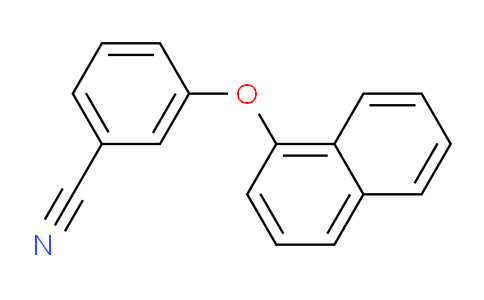 CAS No. 1314406-41-1, 3-(Naphthalen-1-yloxy)benzonitrile
