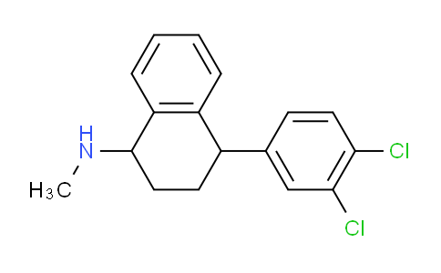 CAS No. 140631-53-4, 4-(3,4-Dichlorophenyl)-N-methyl-1,2,3,4-tetrahydronaphthalen-1-amine