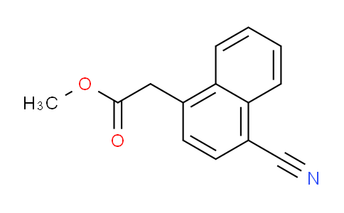 CAS No. 14311-32-1, methyl 2-(4-cyanonaphthalen-1-yl)acetate