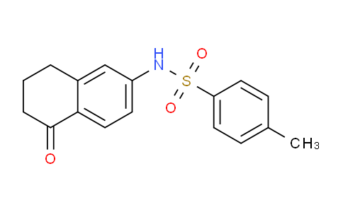 CAS No. 16204-16-3, 4-Methyl-N-(5-oxo-5,6,7,8-tetrahydronaphthalen-2-yl)benzenesulfonamide