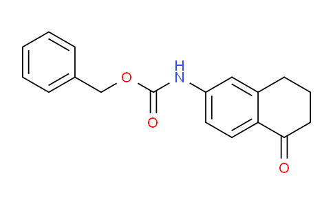 CAS No. 164149-25-1, benzyl (5-oxo-5,6,7,8-tetrahydronaphthalen-2-yl)carbamate