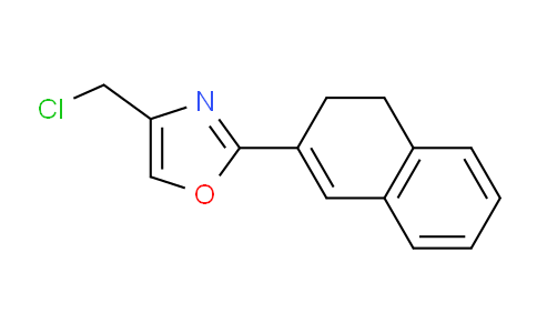 CAS No. 186895-43-2, 4-(chloromethyl)-2-(3,4-dihydronaphthalen-2-yl)oxazole