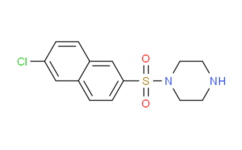 CAS No. 203521-17-9, 1-((6-chloronaphthalen-2-yl)sulfonyl)piperazine