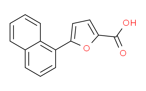 CAS No. 201349-60-2, 5-(naphthalen-1-yl)furan-2-carboxylic acid