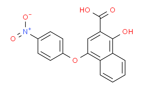 CAS No. 21894-06-4, 1-Hydroxy-4-(4-nitrophenoxy)-2-naphthoic acid