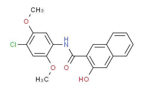 CAS No. 4273-92-1, N-(4-Chloro-2,5-dimethoxyphenyl)-3-hydroxy-2-naphthamide