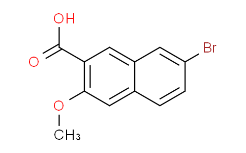 CAS No. 123266-62-6, 7-bromo-3-methoxy-2-naphthoic acid