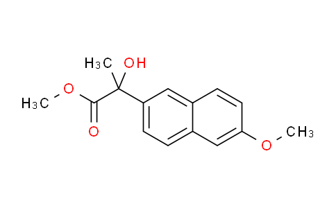 CAS No. 105937-62-0, methyl 2-hydroxy-2-(6-methoxynaphthalen-2-yl)propanoate