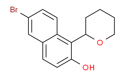 CAS No. 1133116-41-2, 6-bromo-1-(tetrahydro-2H-pyran-2-yl)naphthalen-2-ol