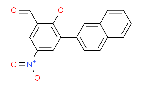 CAS No. 1197212-87-5, 2-hydroxy-3-(naphthalen-2-yl)-5-nitrobenzaldehyde