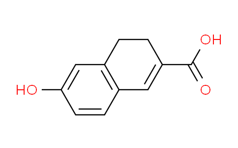 CAS No. 119034-95-6, 6-hydroxy-3,4-dihydronaphthalene-2-carboxylic acid