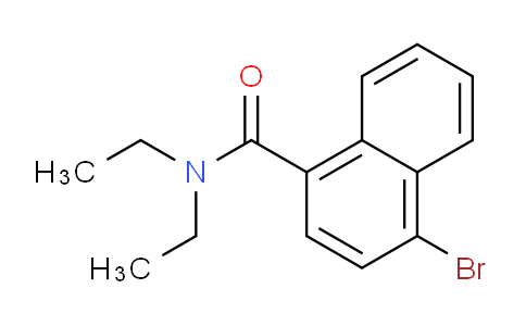 CAS No. 1199773-48-2, 4-bromo-N,N-diethyl-1-naphthamide
