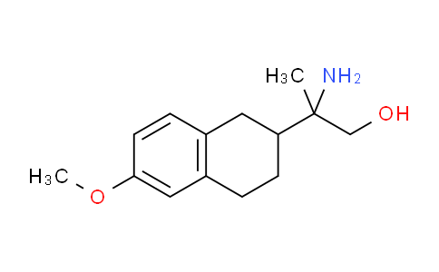 CAS No. 1225228-91-0, 2-amino-2-(6-methoxy-1,2,3,4-tetrahydronaphthalen-2-yl)propan-1-ol
