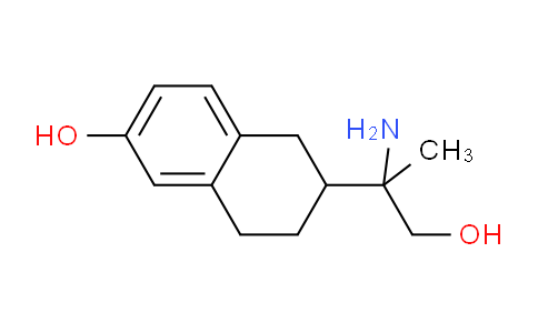 CAS No. 1225228-92-1, 6-(2-amino-1-hydroxypropan-2-yl)-5,6,7,8-tetrahydronaphthalen-2-ol