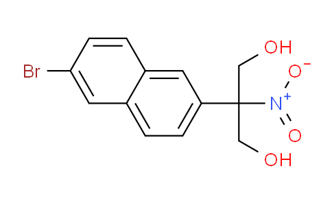 CAS No. 1225346-96-2, 2-(6-bromonaphthalen-2-yl)-2-nitropropane-1,3-diol