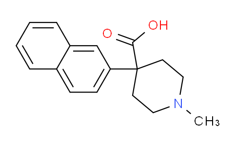 CAS No. 1256444-36-6, 1-methyl-4-(naphthalen-2-yl)piperidine-4-carboxylic acid