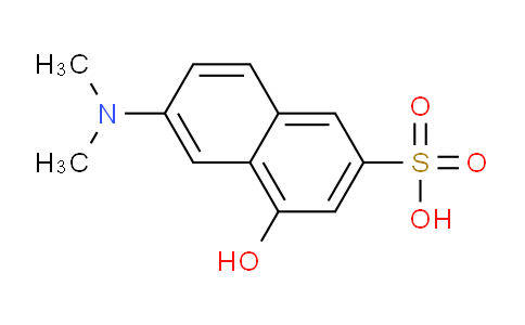 CAS No. 6259-50-3, 6-(dimethylamino)-4-hydroxynaphthalene-2-sulfonic acid