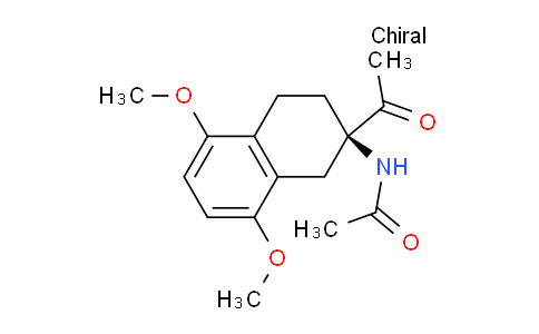 CAS No. 86264-61-1, (R)-N-(2-acetyl-5,8-dimethoxy-1,2,3,4-tetrahydronaphthalen-2-yl)acetamide