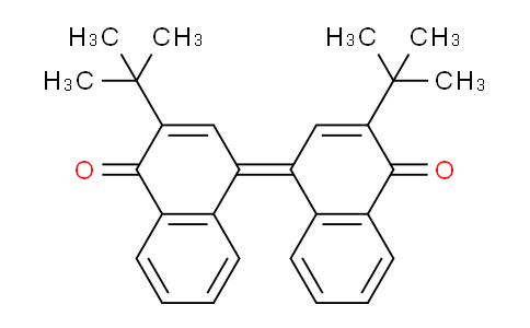 CAS No. 148808-97-3, 3,3'-Di-tert-butyl-4H,4'H-[1,1'-binaphthalenylidene]-4,4'-dione