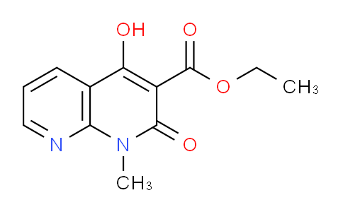 CAS No. 77276-17-6, ethyl 4-hydroxy-1-methyl-2-oxo-1,2-dihydro-1,8-naphthyridine-3-carboxylate