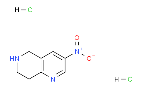 CAS No. 1187928-81-9, 3-nitro-5,6,7,8-tetrahydro-1,6-naphthyridine dihydrochloride