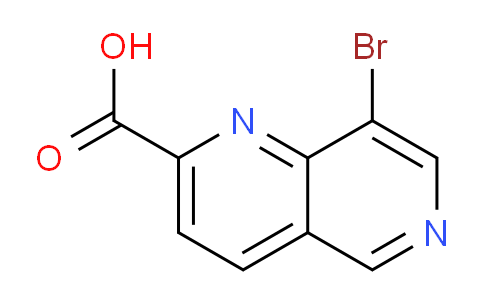 CAS No. 197507-55-4, 8-Bromo-1,6-naphthyridine-2-carboxylic acid