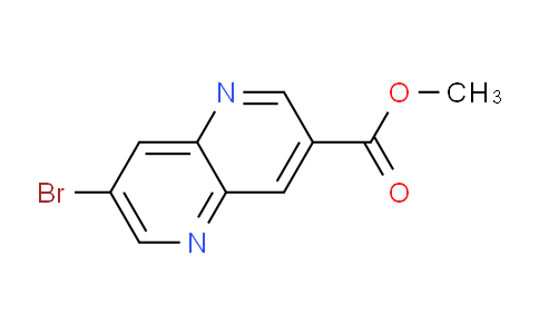 CAS No. 958334-24-2, methyl 7-bromo-1,5-naphthyridine-3-carboxylate